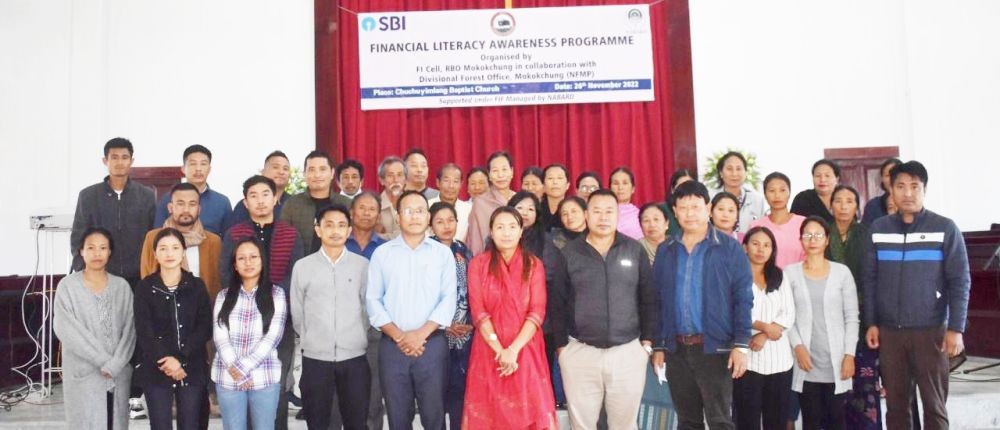 Participants during the awareness programme on Financial Literacy Programme held at Chuchuyimlang Baptist Church on November 26. (Morung Photo)